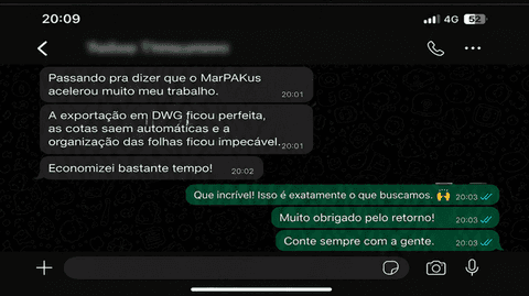 Conversa de WhatsApp: cliente com dúvida na configuração inicial sendo atendido pelo suporte